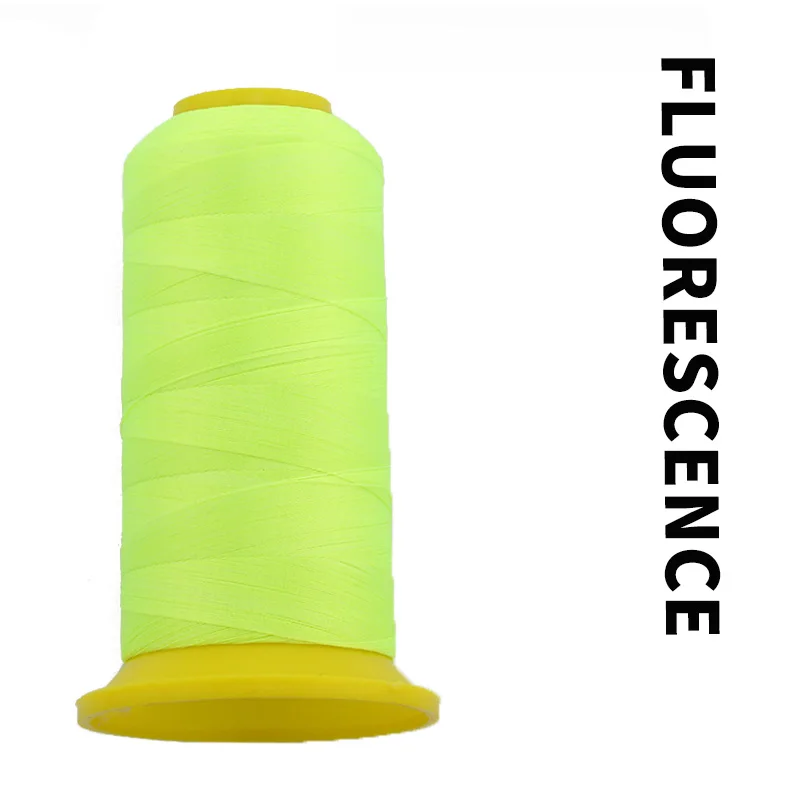 Fluorescence 2000 метровая нить для швейной промышленной машины катушка Многоцветная высокая прочность швейные принадлежности полиэфирная коробка оверлок - Цвет: Fluorescence