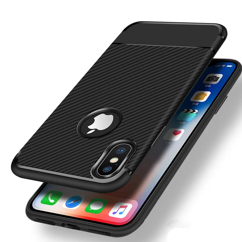 Чехол для iPhone XS Max XR 2018 6 5 &quot6 1&quot 8 &quotX 7 6s Plus чехол Бампер ТПУ нескользящий Мягкая