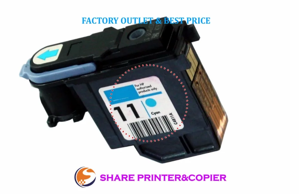 Удельный вес C4810A C4811A C4812A C4813A для hp 11 Печатающая головка для hp 1000 1100 1200 2200 2280 2300 2600 2800 100 500