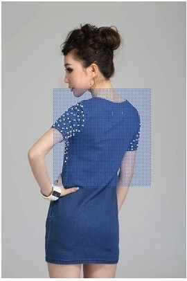 2014 summer high quality handmade beading denim slim women dress|beaded trim for dresses|dress it up beadsdresses japan |