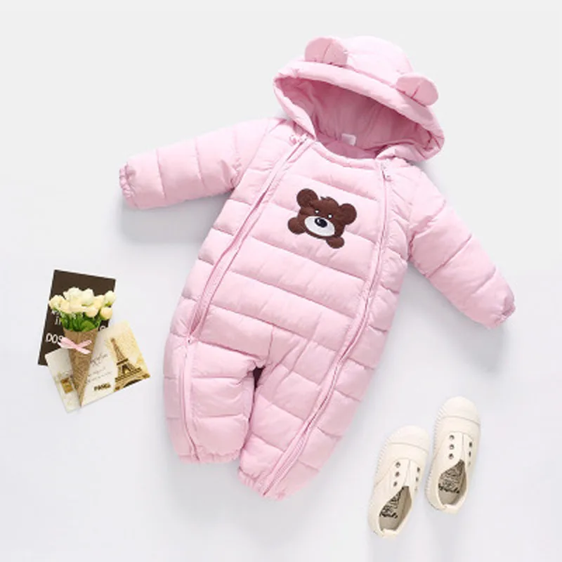 Baby Winter Clothes Outwear Boy Girl Thick Warm Duck Down Snowsuit Cute Hooded Suit Animal Style | Детская одежда и обувь