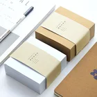 (400 листовупаковка) креативный блокнот для записей из крафт-бумаги, наклейки для журнала