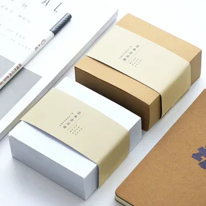 (400 листовупаковка) креативный блокнот для записей из крафт-бумаги, наклейки для журнала