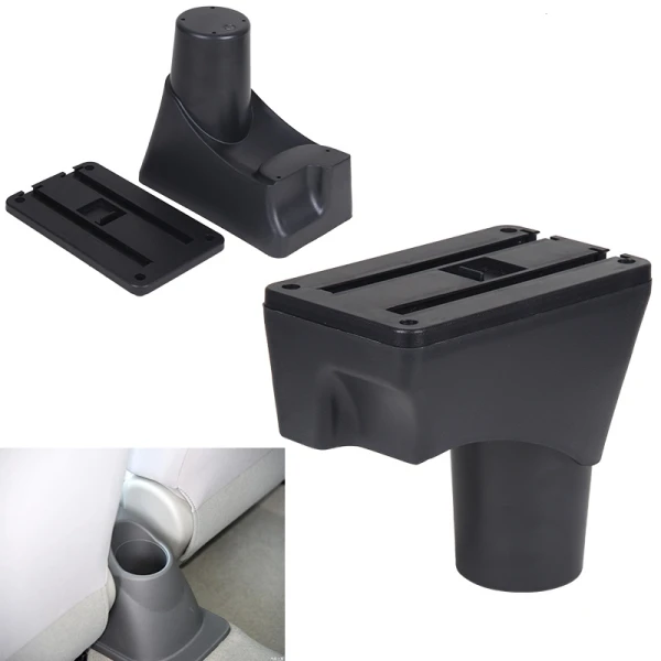 Armrest base Автомобильный подлокотник для седан Nissan Versa Latio Sunny 2012- подлокотник ящик для хранения Renault Scala вращающийся 2013 - Название цвета: Armrest base