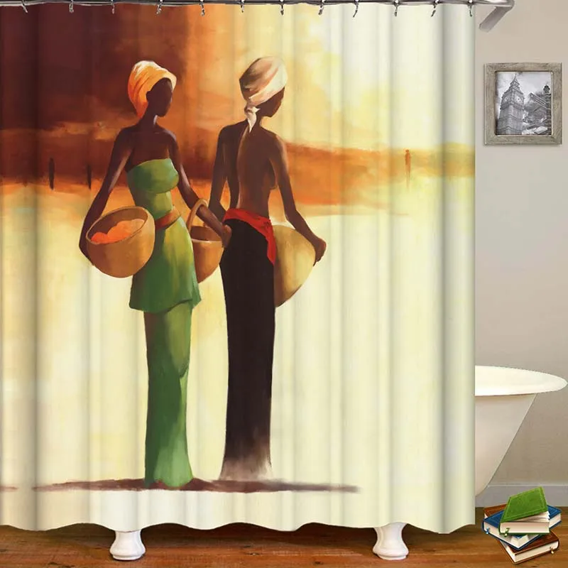 3D Number Print Waterproof Shower Curtain Polyester Fabric Bath Home Bathroom Curtains with 12 Hooks | Дом и сад
