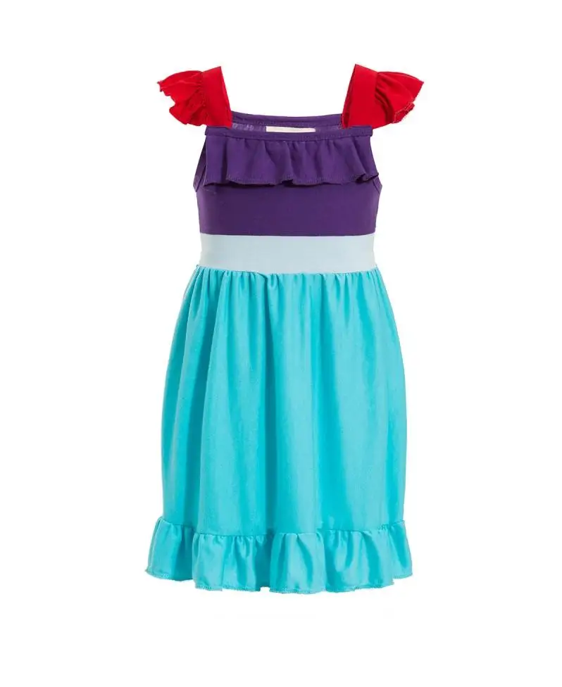 Костюм для подростков туника платье на бретелях нарядное костюм Алисы в стране