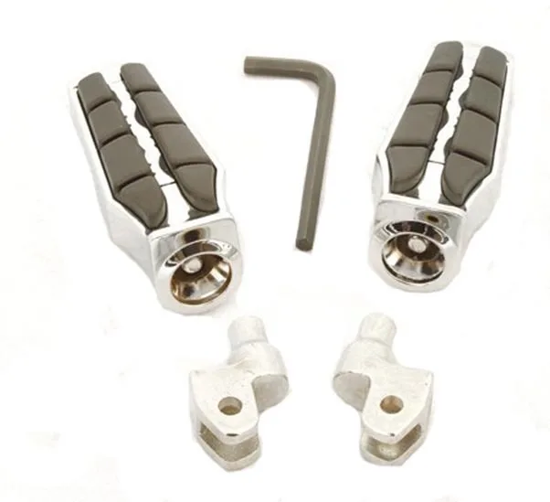

Chrome Wing Foot Pegs Rests For 1998-2006 Yamaha V-STAR 650