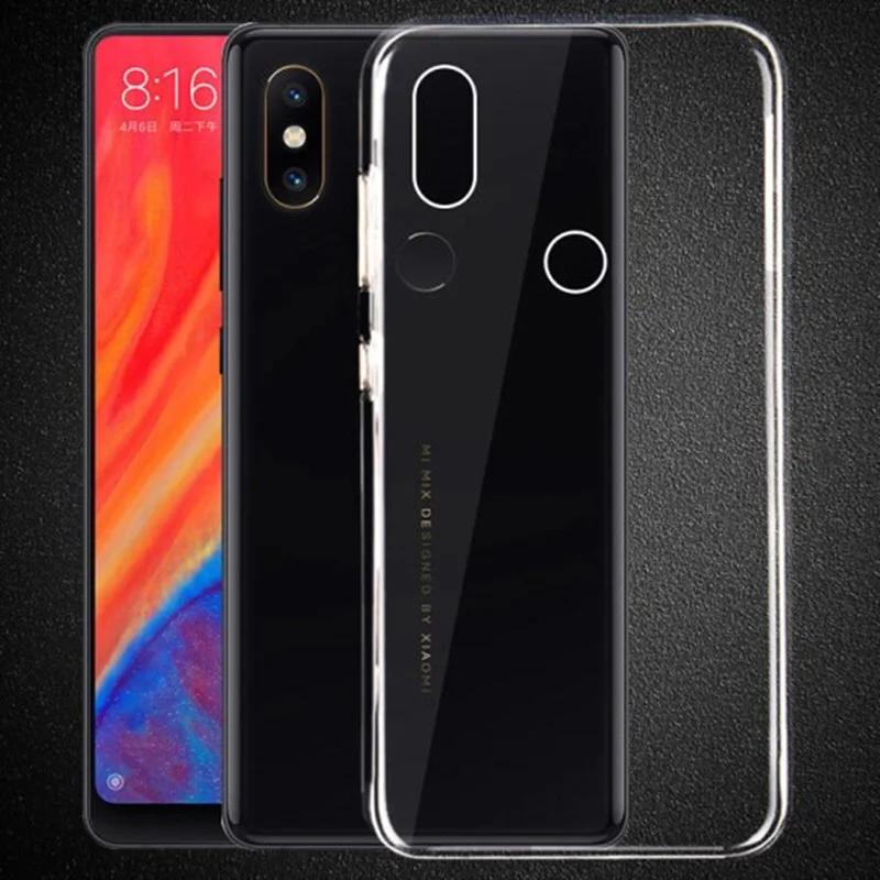 Чехол GodGift для Xiaomi Mi Mix 2s Роскошный прозрачный силиконовый чехол 2 3 чехлы