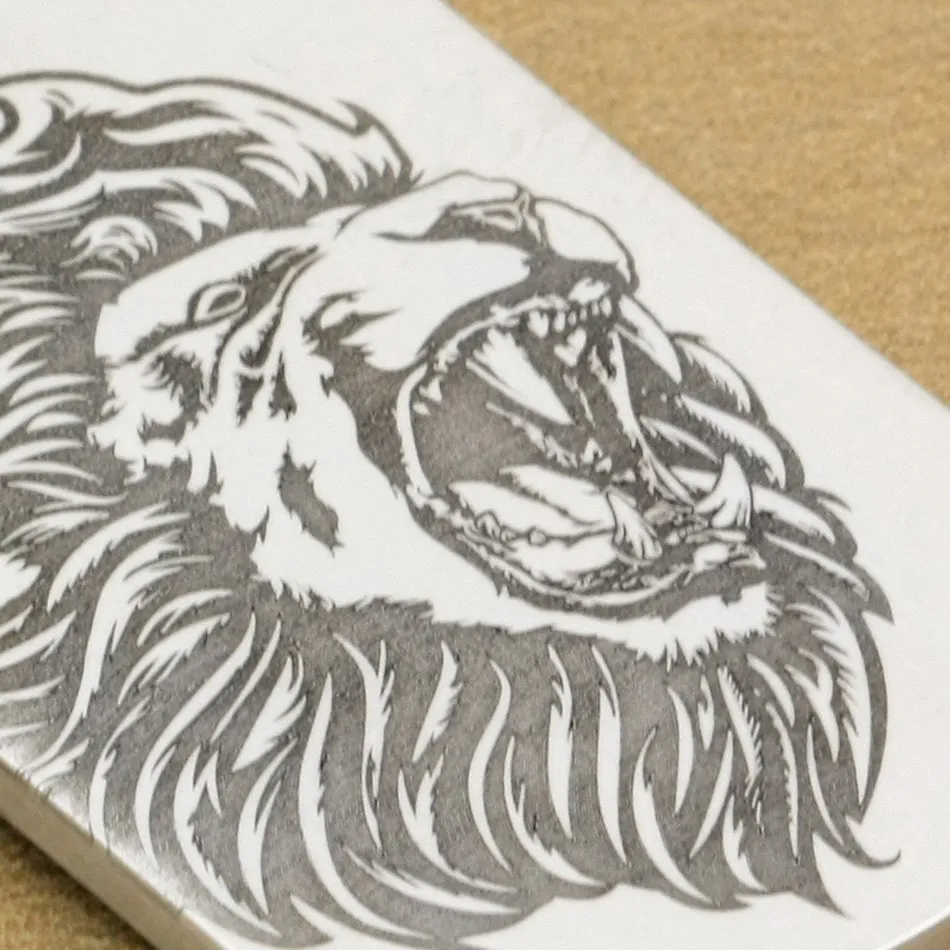 Глубокая гравировка из нержавеющей стали 316L Мужская Байкерская подвеска в стиле