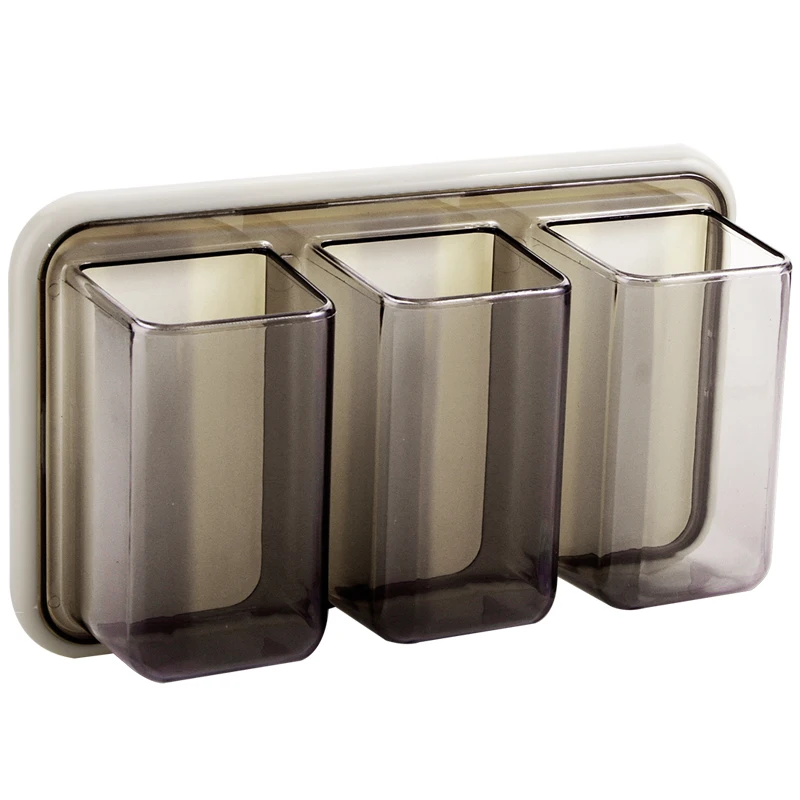 Стеллаж для хранения Органайзер ванной настенный пластиковый стеллаж макияжа