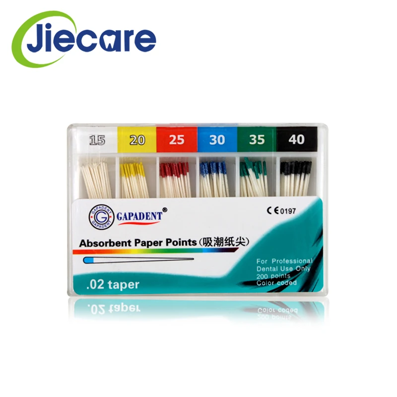 2000 шт./10 кор. Зубной продукт стоматологические абсорбирующие бумажные штифты для отбеливания корня эндодонтологии из хлопковых волокон #15-#40, доступные на.