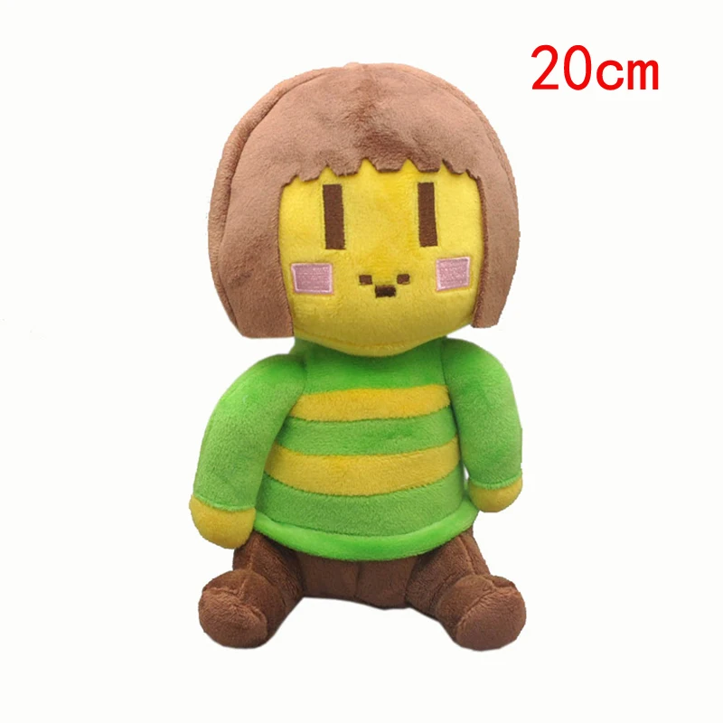 20cm Green Chara 11 видов стилей Undertale плюшевая игрушка кукла 20-35 см Санс и папирус из сказок подземелья Frisk Chara Temmie плюшевые мягкие игрушки для детей детские подарки - Цвет: 20cm Green Chara
