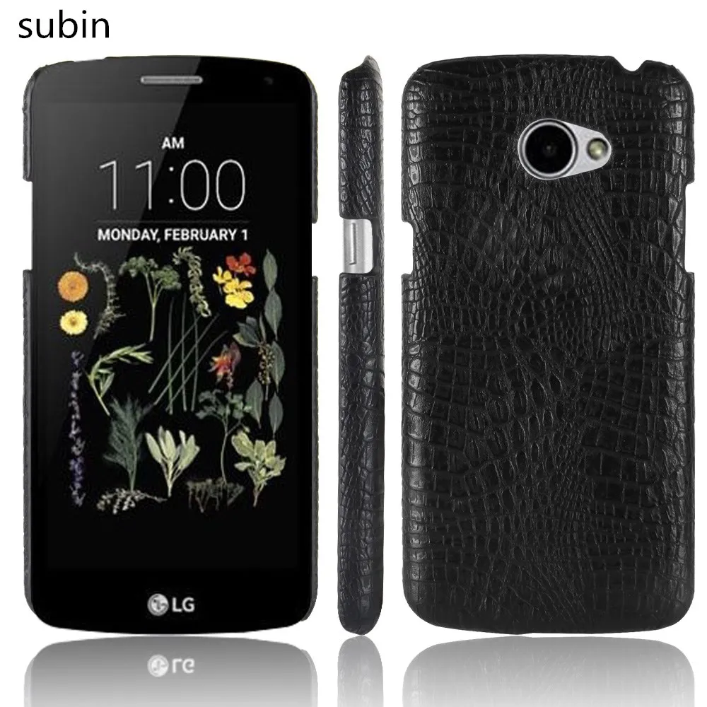 Кожаный чехол с крокодиловым узором Новое поступление для LG K5 X220 5.0 Роскошный