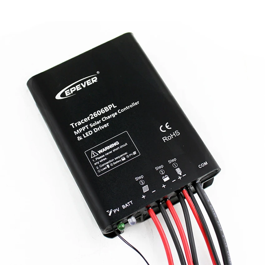 EPSOLAR Tracer2606BPL 10A 12V 24V MPPT Solar charge controller with Timer IP67 LED Driver programmed app EPEVER | Обустройство дома