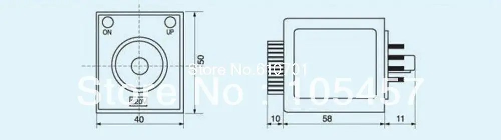 12VDC/24VDC/24VAC/110VAC/220VAC питание на задержке AH3 3 Таймер 0 10s реле с 8 контактами цоколь