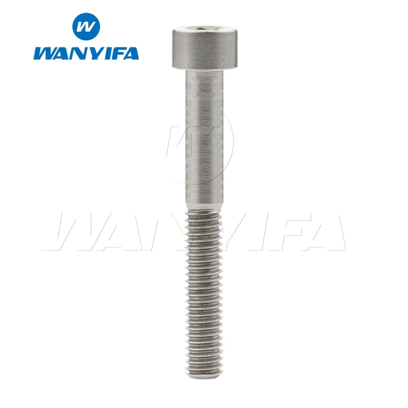 Wanyifa M5x10 12, 16, 18, 20, 25 30 35, 40 45 50 55 60 мм клеймо Винт С Титановым болтом для Велосипедный вынос руля велосипеда модификации