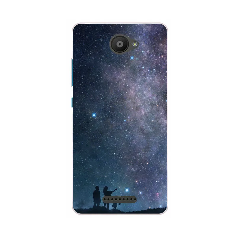 for BQ Aquaris U Lite Case Silicon scenery Painting Soft TPU Back Cover Protect Phone cases shell |