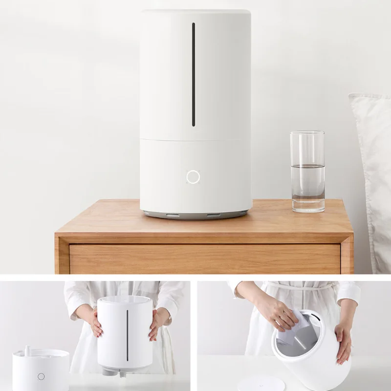 XIAOMI Mijia 4.5L умный стерилизационный увлажнитель для дома UV-C бактерицидная стерилизация свет шум увлажнитель Mijia приложение управление