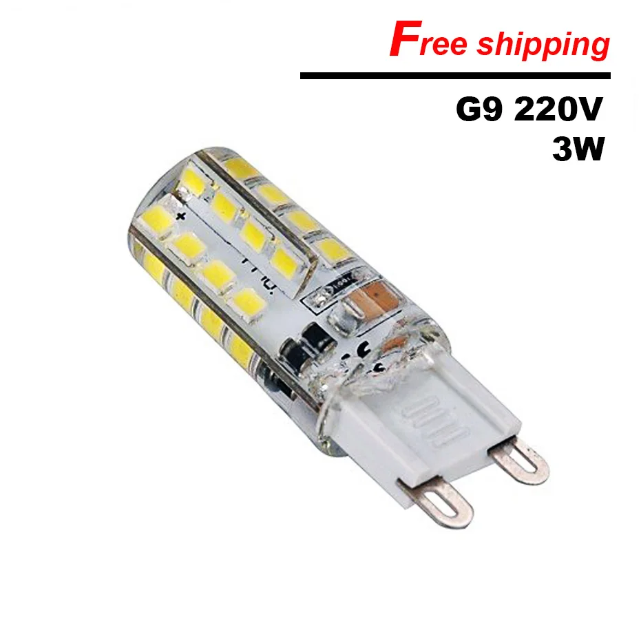 

Светодиодный светильник G9, 3 Вт, 220 В перем. Тока, SMD2835, 20-40 Вт