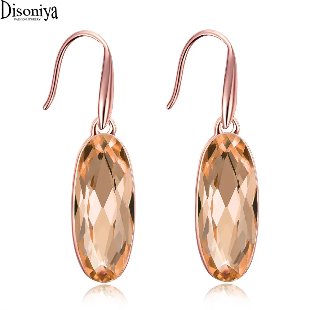 Шампанское Стеклянные Бусы Мотаться Серьги Для Женщин Длинные Ювелирных Изделий