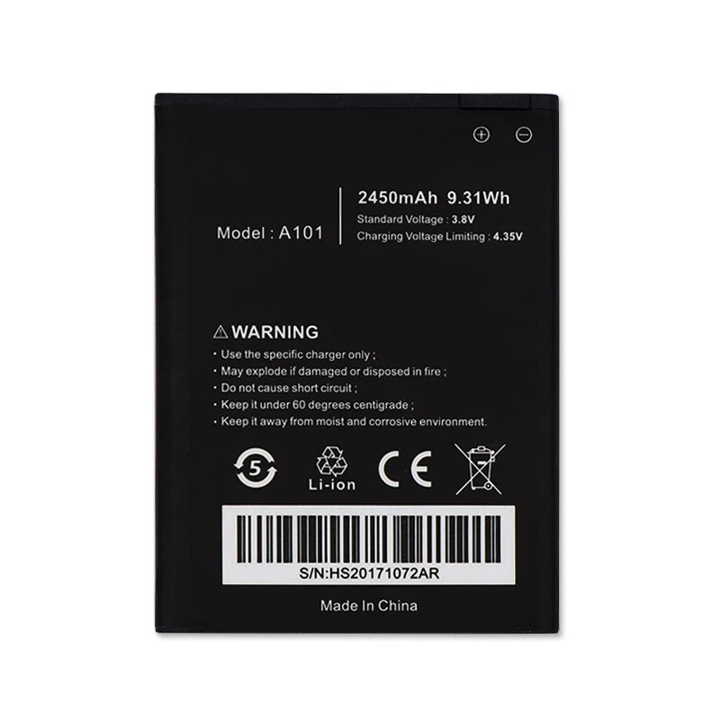 Аккумулятор для UHANS A101 A101S Bateria Batterij аккумулятор 2450 мАч | Мобильные телефоны и