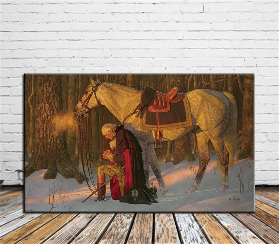 Картина маслом на холсте Молитва в долине мама гостиная Домашний декор