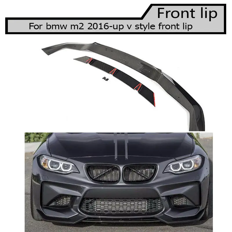 Разветвитель передней губы f 87 из углеродного волокна для BMW M2 206-2018 | Автомобили и