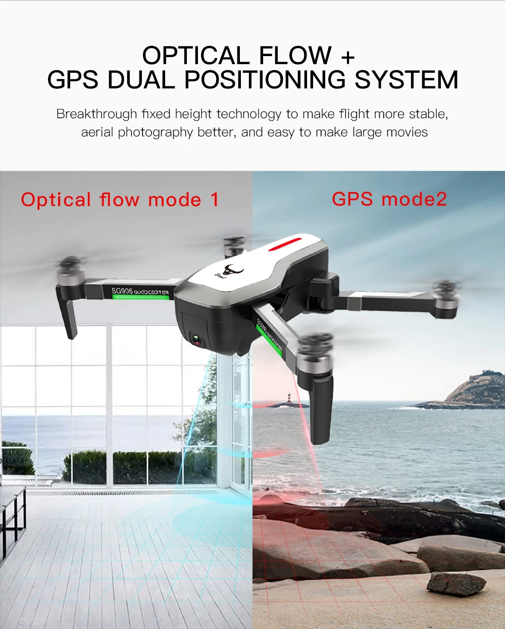 LAUMOX SG906 Дрон gps 5G wifi FPV с камерой 4K HD бесщеточный селфи складной Дрон RC Квадрокоптер RTF VS H117s B4W ZEN K1 F11
