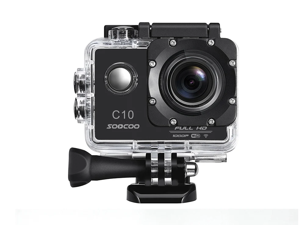 Новинка SOOCOO C10 Full-HD спортивная Экшн-камера NOVATEK96655 с Wifi cam 1080p 12MP 170 градусов широкоугольный объектив водонепроницаемый 900mah