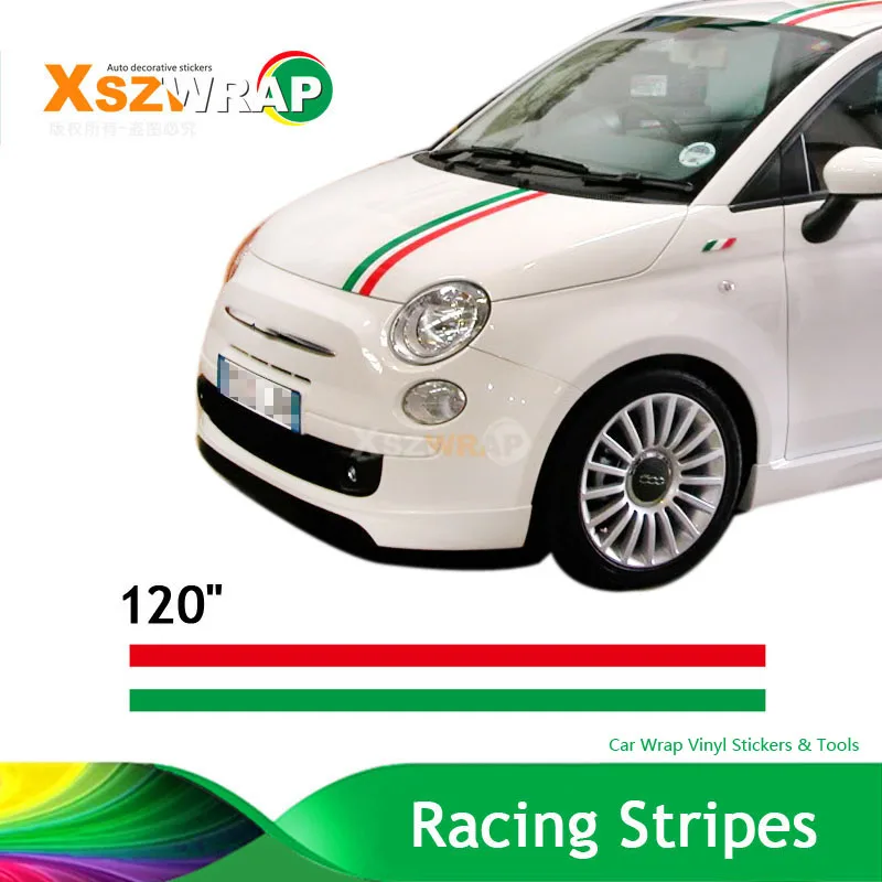 (300*15 см/рулон) 120 &quotитальянские наклейки в полоску для Fiat 500 Bravo 015|it sticker|stickers forsticker