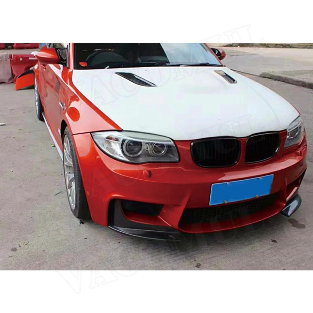 Передние бамперы из углеродного волокна разветвители балдахины для BMW 1 серии E82 м