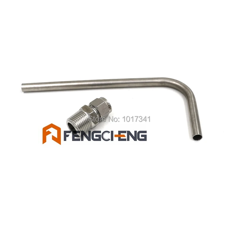 Центральный захват 3/8 дюйма внешний диаметр Трубка наружная резьба 1/2 NPT x