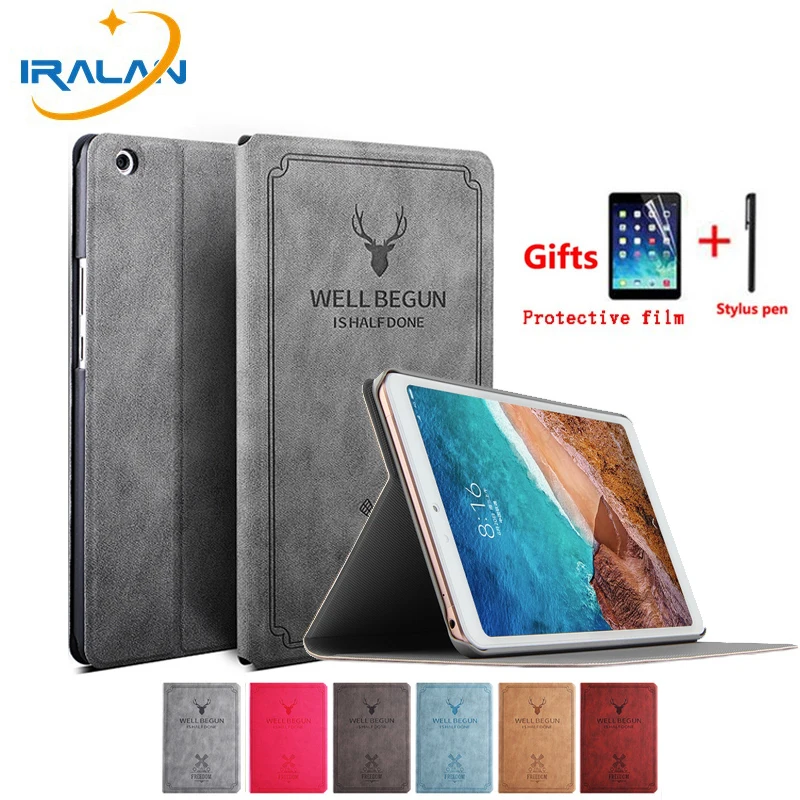 Из искусственной кожи с откидной подставкой для huawei MediaPad M3 Lite 10 BAH-W09 BAH-AL00 BAH-L09 Магнитный смарт-чехол для планшета Funda+ Защитная пленка на экран+ подставка для ручек