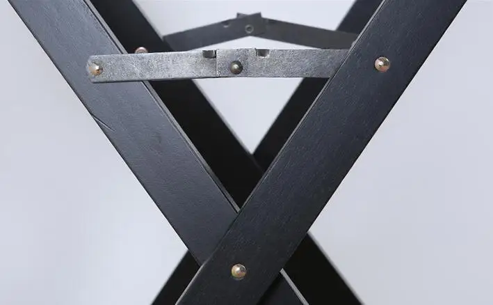 Стул из массива бука натуральный/Черный каркас садовая мебель деревянный