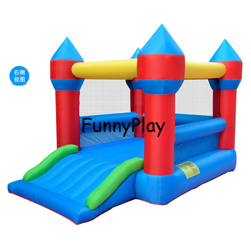 Mini Inflatable Boun Рождественский нейлоновый мини дешевый надувной батут детский прыгающий дом надувной замок игра с воздуходувкой для дети замок-батут - Цвет: Mini Inflatable Boun