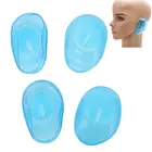 2 пары детских носков 4 шт. прозрачное силиконовое покрытие для уха краска для волос щит Защитите салон Цвет синий новые средства для укладки волос