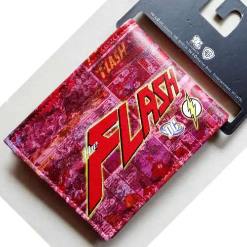 DC Marvel Comics Flash Man кошельки из искусственной кожи Кошелек креативный подарок