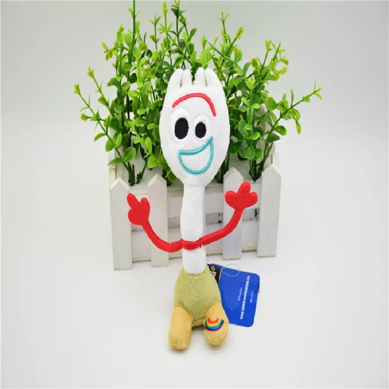 Новый фильм История Игрушек 4 плюшевые мягкие куклы Forky Bunny Alien Buzz Lightyear набитый