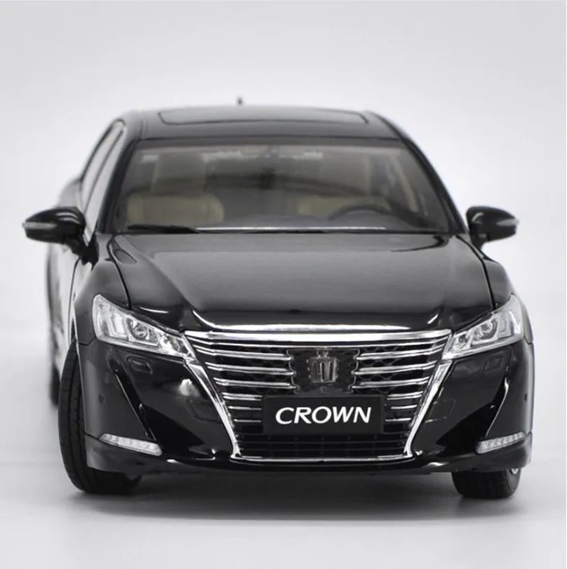 Высокая имитация TOYOTA CROWN 2016 модель автомобиля 1:18 передовая Коллекция игрушек из