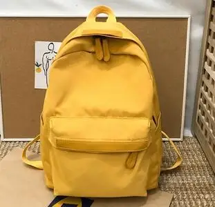 yellow MXJ1369 Женский рюкзак, водонепроницаемый женский рюкзак, портативный рюкзак, дорожная сумка, рюкзак для девушек-подростков, Mochilas INS - Цвет: yellow MXJ1369