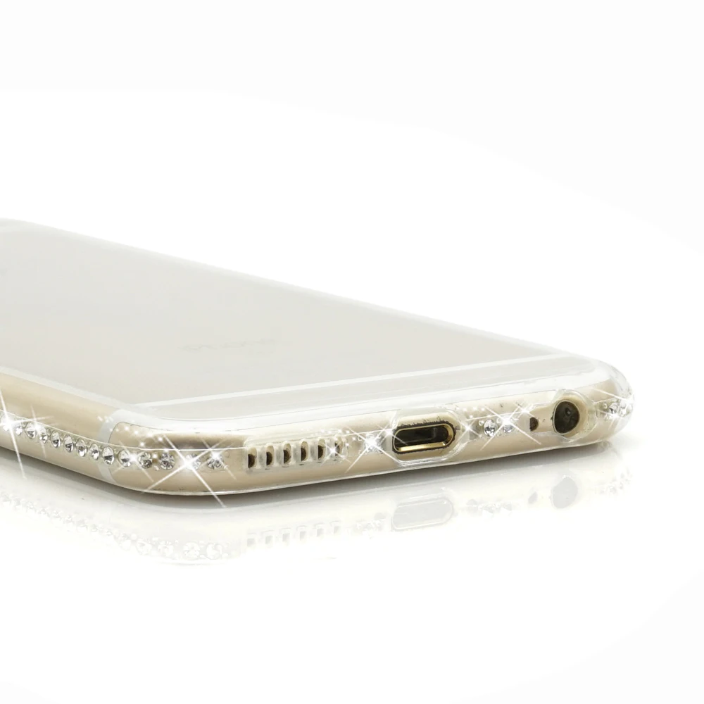 NYFundas для iPhone XS Max чехол со стразами бампер Блестящий блестящий iphone 11 Pro XR 8 7 6 6S plus X