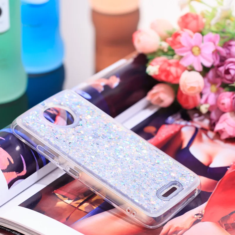 Luxury Glitter Liquid Sand Quicksand Soft Silicone Phone Cover for Motorola G5 G5s E4 US EU Plus C G6 2018 Z3 E5 Play Case |