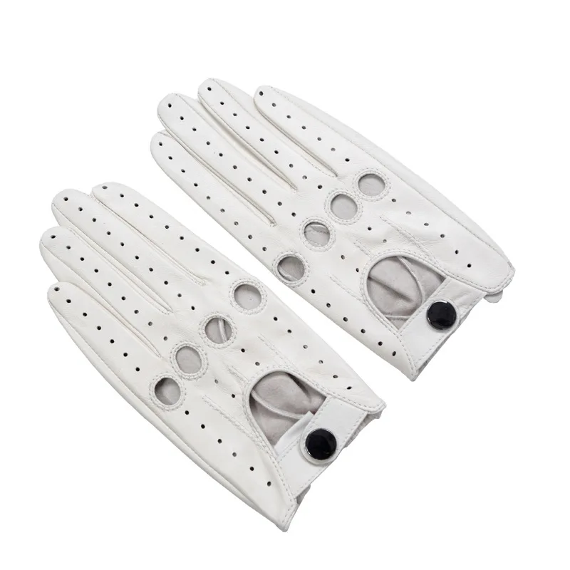 Бесплатная доставка модные женские кожаные перчатки весенние для вождения из