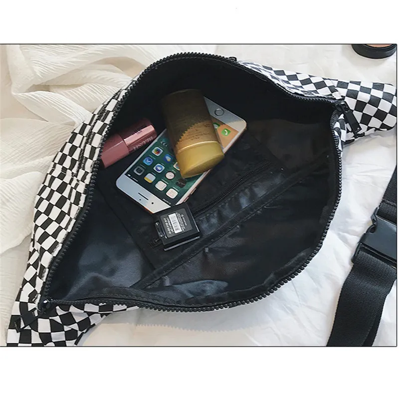 

Fashion Waist Fanny Pack Women PU Leather Belt Zipper Waist Bag Chest