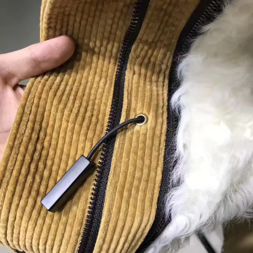 Розовый java qc5025 Новинка 2017 года поступление овечьей шерстью внутри на вельвет