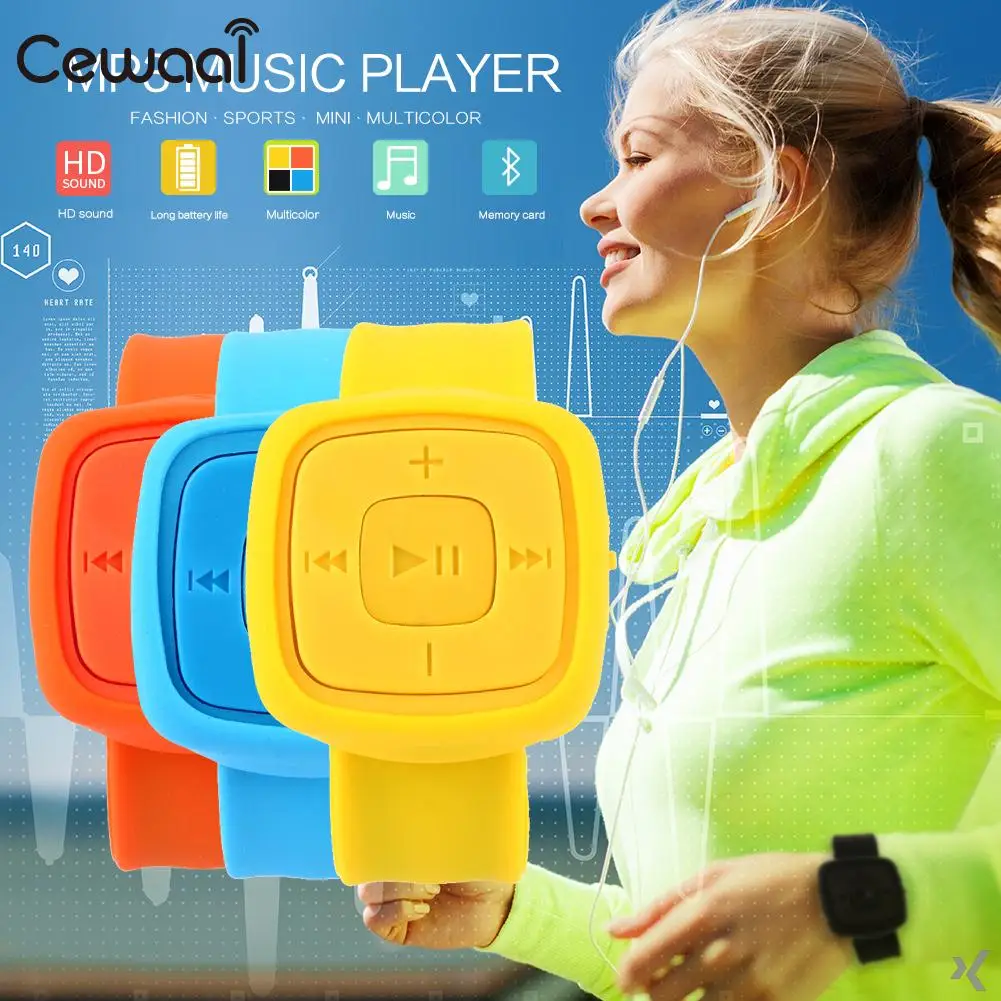 Музыкальный плеер без экрана MP3 бег походы мобильный телефон компактный