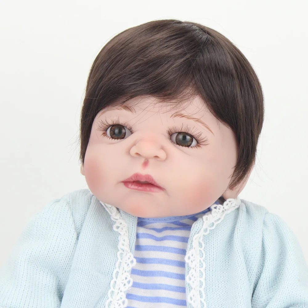 NPKDOLL Reborn Baby Dolls 55 см игрушки для малышей дешевые силиконовые куклы всего тела
