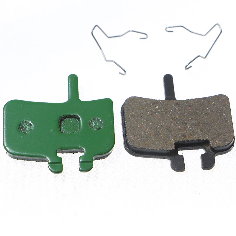 

4 pairs(8 PCS) MTB Cycling Green Memi-Metallic Resin Bicycle disc brake pads for Hayes HFX-Mag HFX-9 MX-1