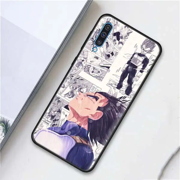 003 Мягкий чехол для телефона Goku Dragon Ball Z Super Saiya s для samsung Galaxy A10 A20 A30 A40 A50 A70 A6 A7 A8 Plus A9 M30 M20 черный чехол C - Цвет: 003