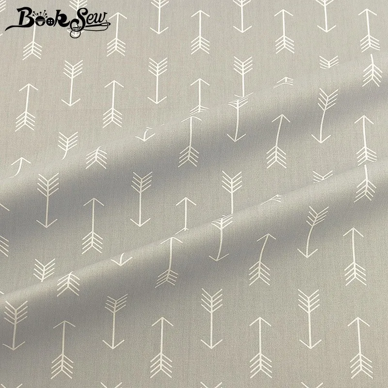 Детская Лоскутная диванная подушка Booksew 100% хлопок Tissu Telas Por Metro с принтом стрелы